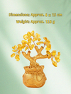 Yellow Crystal  Wealth Tree Wealth Ornament