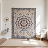 Blue & White Mandala Serenity Tapestry